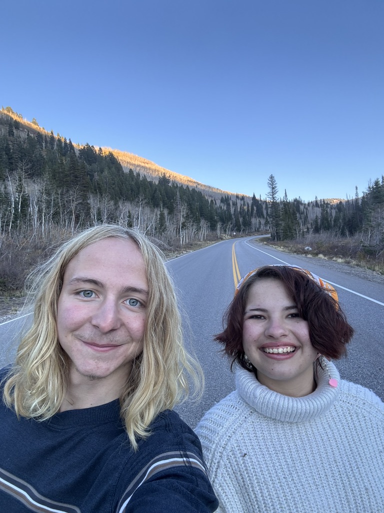 Up the Cottonwood Canyon near Salt Lake City Utah, with the love of my life