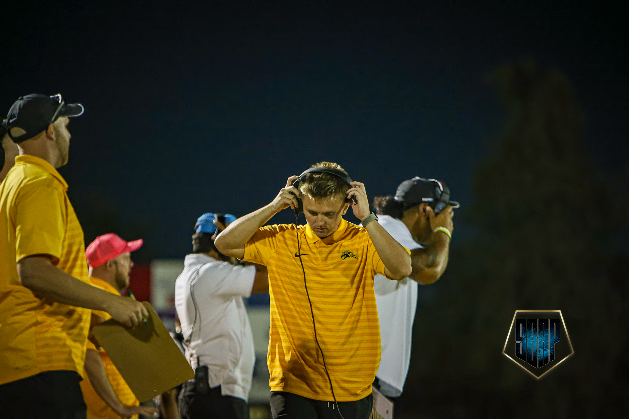 This is me coaching.